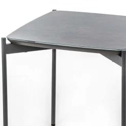 Clearance Wohnen Quadrat Beistelltisch in Blaugrau - Vrono