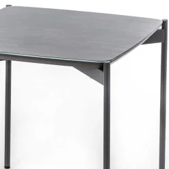Clearance Wohnen Quadrat Beistelltisch in Blaugrau - Vrono
