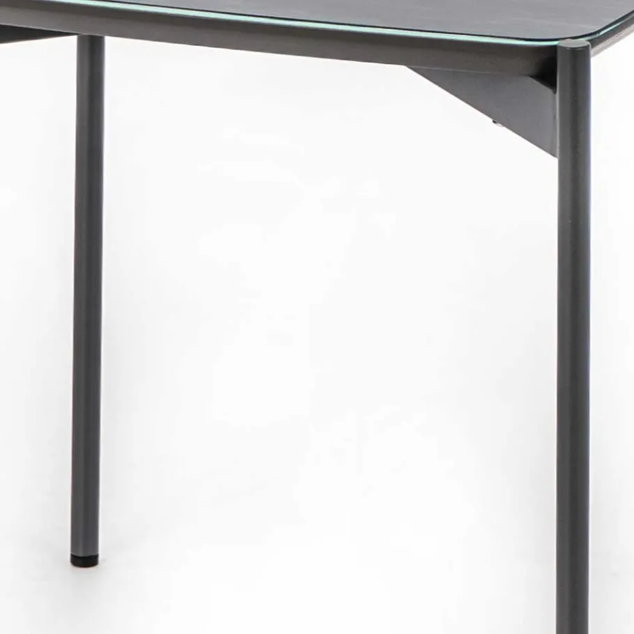 Clearance Wohnen Quadrat Beistelltisch in Blaugrau - Vrono