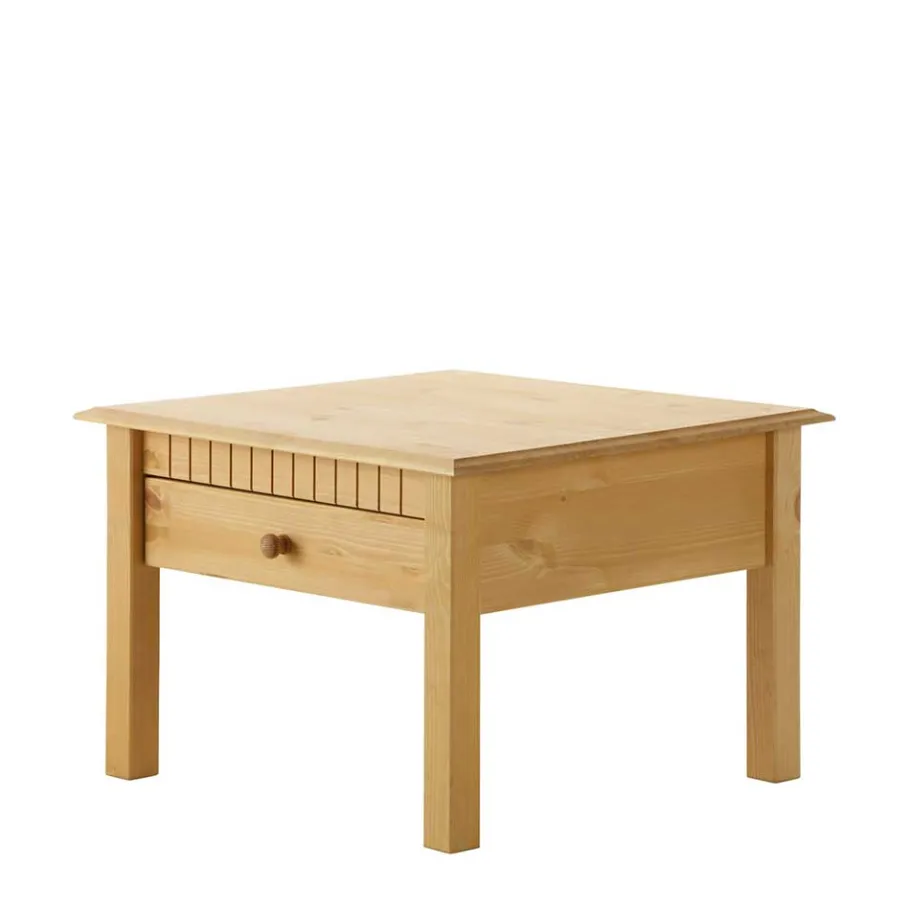 Online Wohnen Quadrat Country-Sofatisch in Natur - Entrega