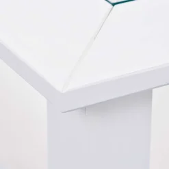 Wohnen Quadrat 75x75 Landhaus Sofatisch mit Glas - Rosanna