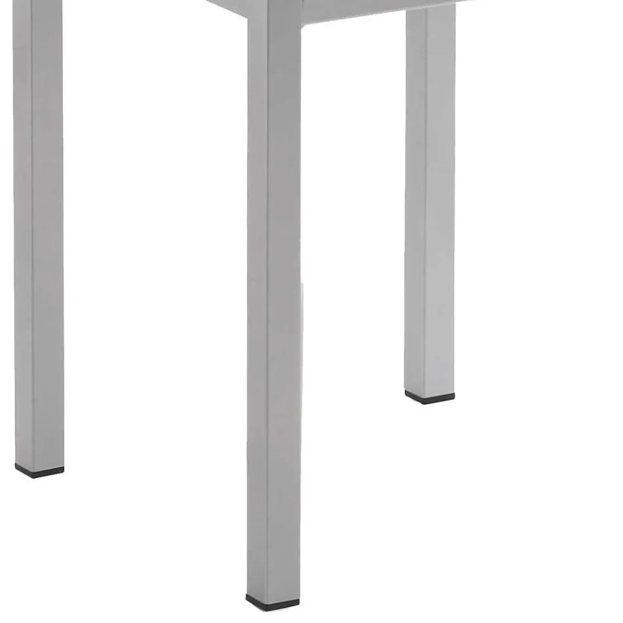 Best Wohnen Quadratischer Barhocker in Beige Microfaser - Garrysa