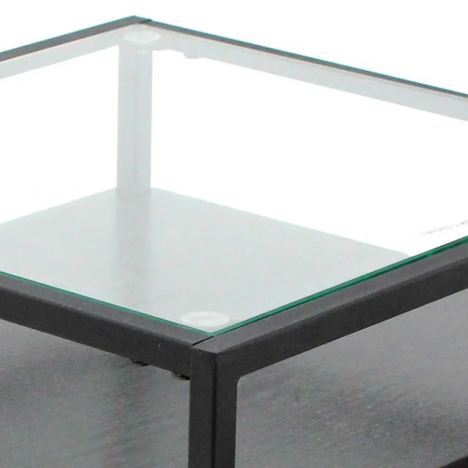 New Wohnen Quadratischer Beistelltisch mit Stauraum - Unventra