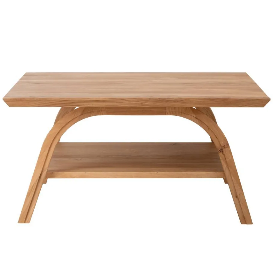 New Wohnen Quadratischer Wohnzimmertisch aus Wildeiche - Fredellia