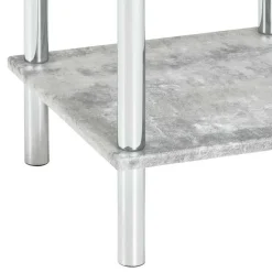 Discount Wohnen Quadratisches Badregal Usavina mit Beton Dekor