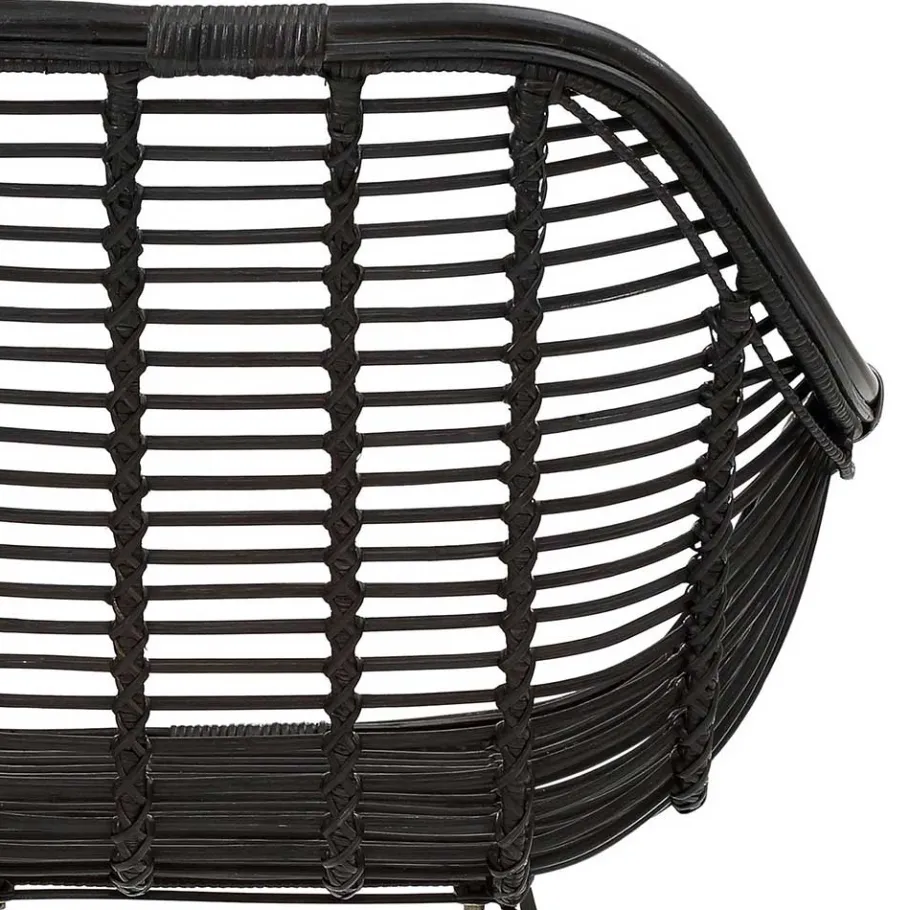 Clearance Wohnen Rattan Geflechtstühle mit Armlehnen - Bregenza (2er Set)