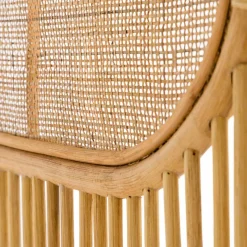 Hot Wohnen Rattan Kopfteil in Natur für Bett - Lucelo