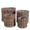 Clearance Wohnen Rattan Körbe im Landhausstil - Lowes (vierteilig)