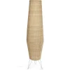 Best Wohnen Rattan Stehleuchte aus Geflecht in Beige - Abelonia