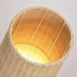 Best Wohnen Rattan Stehleuchte aus Geflecht in Beige - Abelonia