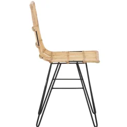 Clearance Wohnen Rattanstuhl mit Geflecht Sitz - Lombardy (2er Set)