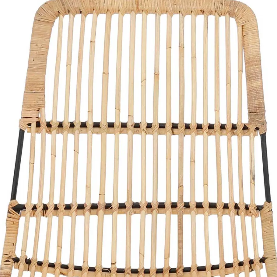 Clearance Wohnen Rattanstuhl mit Geflecht Sitz - Lombardy (2er Set)