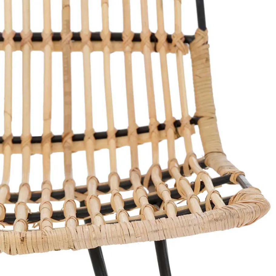 Clearance Wohnen Rattanstuhl mit Geflecht Sitz - Lombardy (2er Set)
