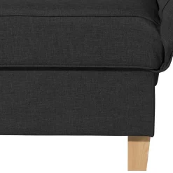 Hot Wohnen Recamiere in Schwarz und Buche - Mikana