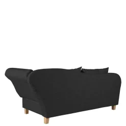 Hot Wohnen Recamiere in Schwarz und Buche - Mikana