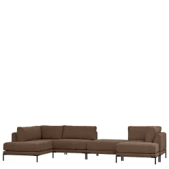 Hot Wohnen Rechtes Lounge-Element in Braun - Ravonia