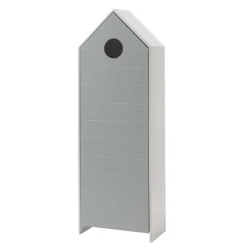 Outlet Wohnen Regal & Schrank in Weiß & Grau - Indefiva (zweiteilig)