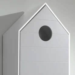 Outlet Wohnen Regal & Schrank in Weiß & Grau - Indefiva (zweiteilig)