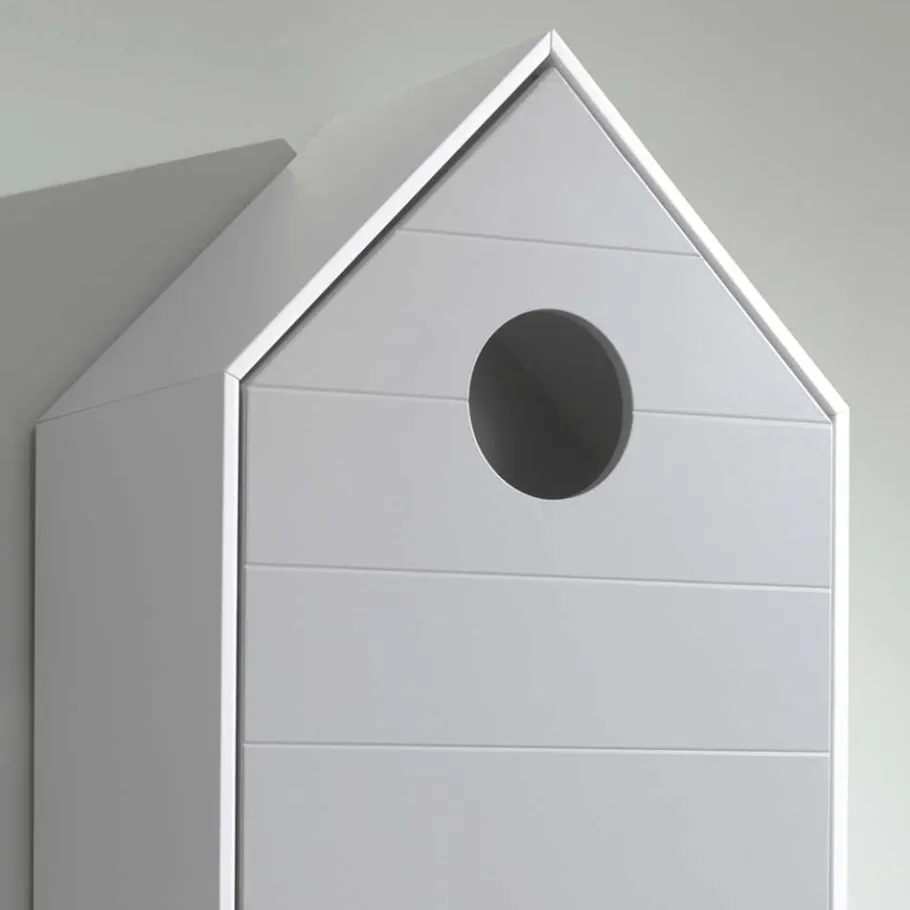 Outlet Wohnen Regal & Schrank in Weiß & Grau - Indefiva (zweiteilig)