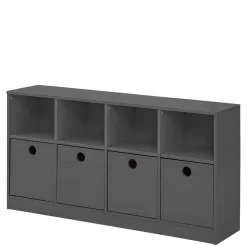 Sale Wohnen Regal mit 4 Fächern und 4 Boxen - Buleta