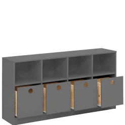 Sale Wohnen Regal mit 4 Fächern und 4 Boxen - Buleta