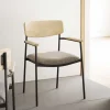 Outlet Wohnen Retro Armlehnenstühle mit Polstersitz - Neago (2er Set)
