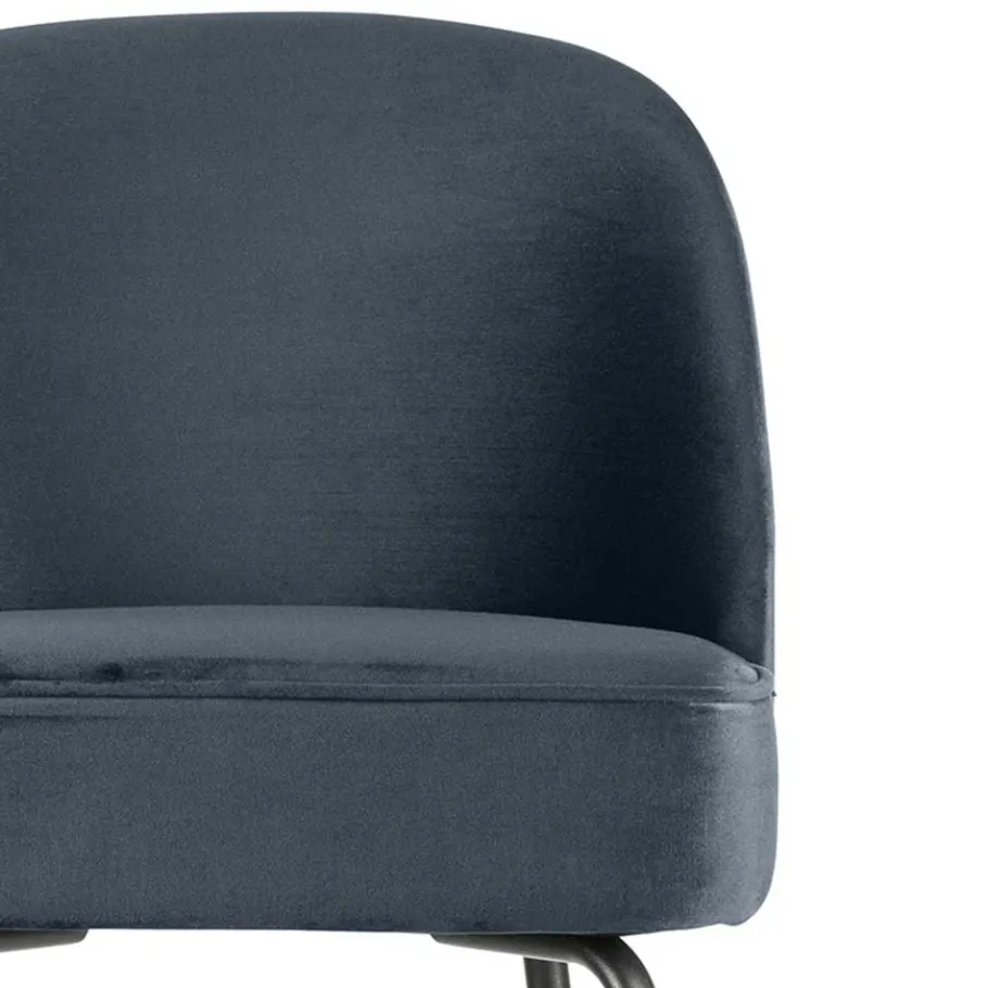 Sale Wohnen Retro Bar Stuhl in Petrol Blau Samt - Plicardo