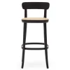 Sale Wohnen Retro Barstuhl mit Wiener Geflecht Sitz - Pulany (2er Set)