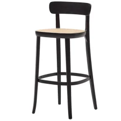 Sale Wohnen Retro Barstuhl mit Wiener Geflecht Sitz - Pulany (2er Set)