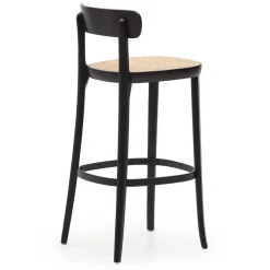 Sale Wohnen Retro Barstuhl mit Wiener Geflecht Sitz - Pulany (2er Set)