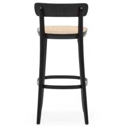 Sale Wohnen Retro Barstuhl mit Wiener Geflecht Sitz - Pulany (2er Set)