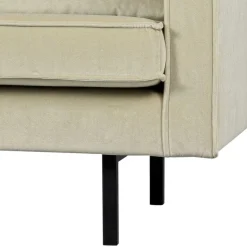 Wohnen Retro Couch aus Samt in Graugrün - Vontada