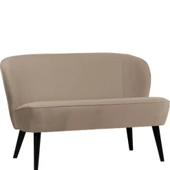 Hot Wohnen Retro Couch in Khaki Samtstoff - Griffina
