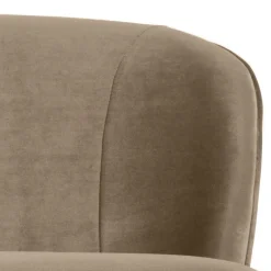 Hot Wohnen Retro Couch in Khaki Samtstoff - Griffina