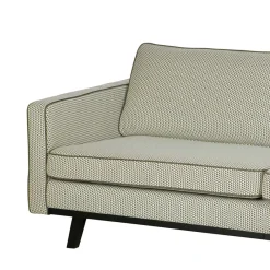 New Wohnen Retro Couch Pluggia in Grün gemustert