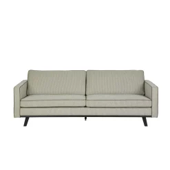 New Wohnen Retro Couch Pluggia in Grün gemustert