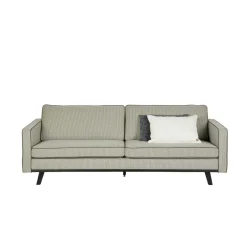 New Wohnen Retro Couch Pluggia in Grün gemustert