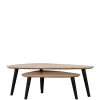 New Wohnen Retro Couchtisch Duo aus Mangoholz - Kopenhagen (zweiteilig)
