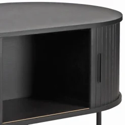 New Wohnen Retro Couchtisch mit Schiebetüren - Lurymav