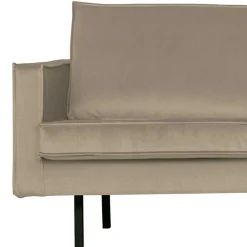 Wohnen Retro Design Couchecke in Khaki - Afeiro