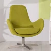 Discount Wohnen Retro Design Drehsessel in Hellgrün - Soraso