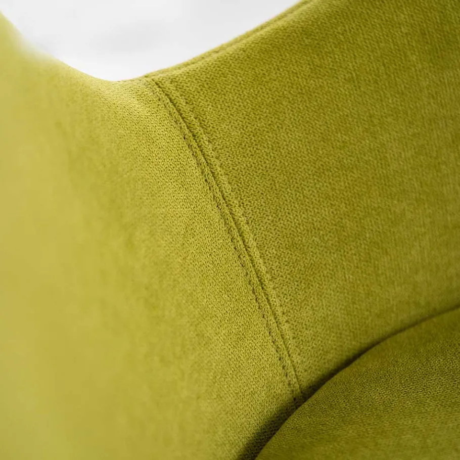 Discount Wohnen Retro Design Drehsessel in Hellgrün - Soraso