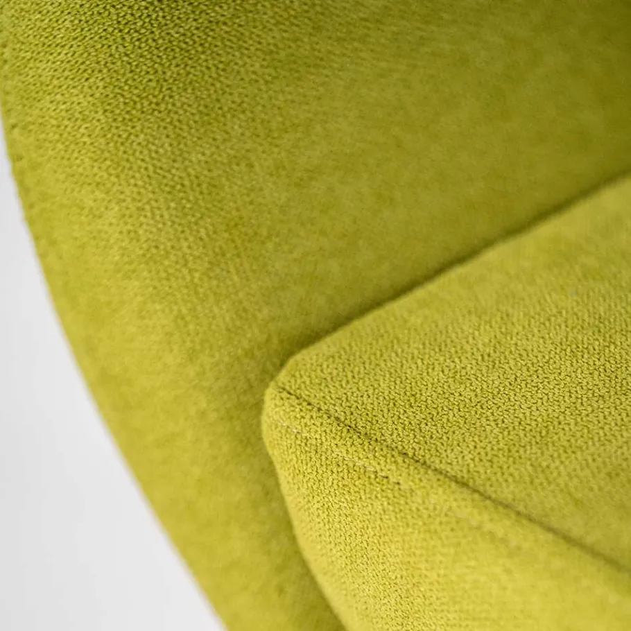 Discount Wohnen Retro Design Drehsessel in Hellgrün - Soraso