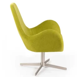 Discount Wohnen Retro Design Drehsessel in Hellgrün - Soraso