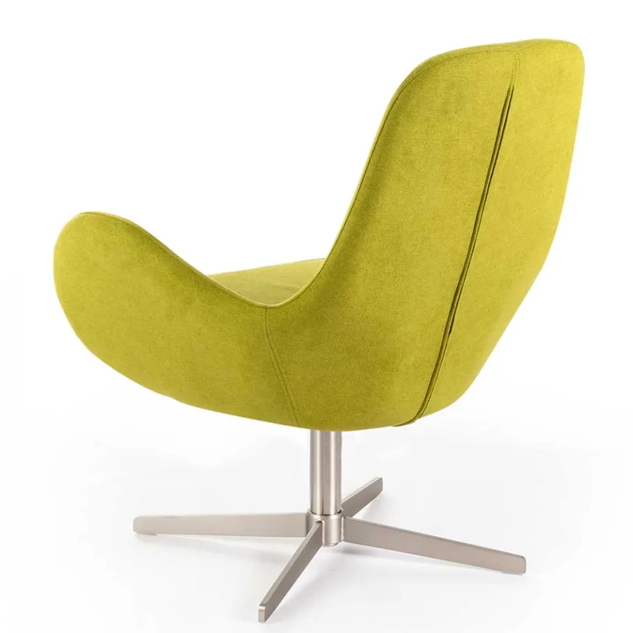 Discount Wohnen Retro Design Drehsessel in Hellgrün - Soraso