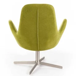Discount Wohnen Retro Design Drehsessel in Hellgrün - Soraso