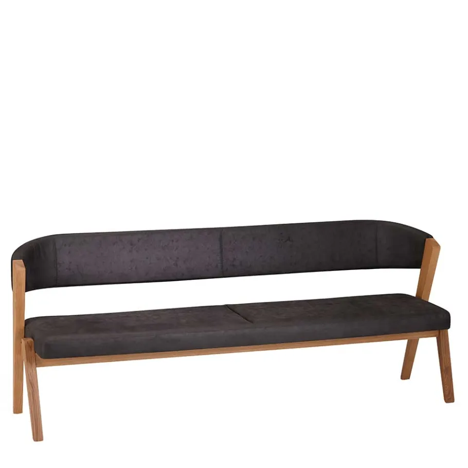 New Wohnen Retro Design Esstischbank mit Rückenlehne - Ovenciana