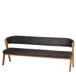 New Wohnen Retro Design Esstischbank mit Rückenlehne - Ovenciana