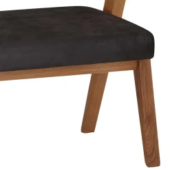 New Wohnen Retro Design Esstischbank mit Rückenlehne - Ovenciana