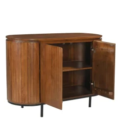 Hot Wohnen Retro Design Kommode aus Mangoholz - Galadira